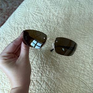 CHANEL Brown Sunglasses vintage